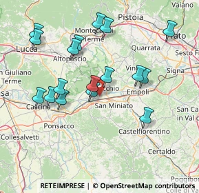Mappa Via Arginale Est, 56028 San Miniato PI, Italia (15.69412)