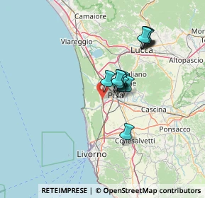 Mappa Autostrada Azzurra, 56122 Pisa PI, Italia (10.89438)