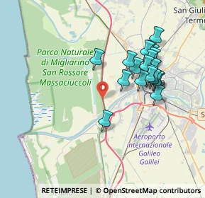 Mappa Autostrada Azzurra, 56122 Pisa PI, Italia (3.5945)