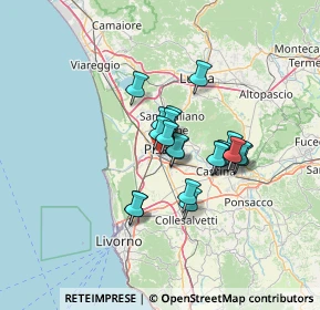 Mappa Via della Vecchia Tranvia, 56121 Pisa PI, Italia (9.543)