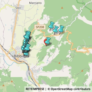 Mappa Loc.case sparse, 52011 Bibbiena AR, Italia (2.00714)