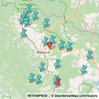 Mappa Loc.case sparse, 52011 Bibbiena AR, Italia (10.499)