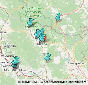 Mappa Loc.case sparse, 52011 Bibbiena AR, Italia (14.89286)