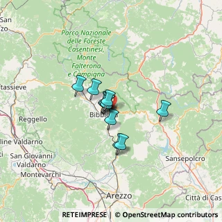 Mappa Loc.case sparse, 52011 Bibbiena AR, Italia (7.60273)