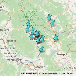 Mappa Loc.case sparse, 52011 Bibbiena AR, Italia (8.54813)