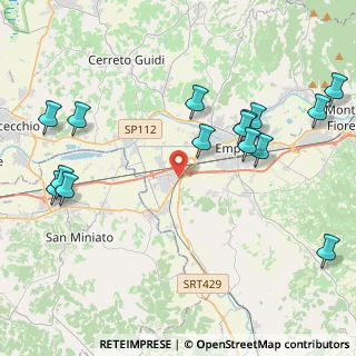 Mappa Via Livornese, 50059 Empoli FI, Italia (5.15333)