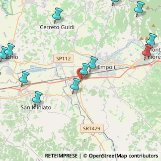 Mappa Via Livornese, 50059 Empoli FI, Italia (6.125)