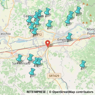 Mappa Via Livornese, 50059 Empoli FI, Italia (5.24222)