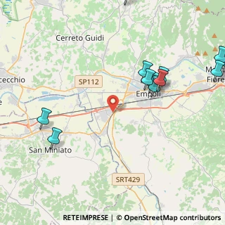 Mappa Via Livornese, 50059 Empoli FI, Italia (5.58417)