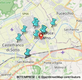 Mappa Via Domenico Cimarosa, 56028 San Miniato PI, Italia (1.39)
