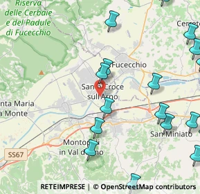 Mappa Via Domenico Cimarosa, 56028 San Miniato PI, Italia (6.3835)