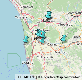 Mappa Via Filippo Mazzei, 56124 Pisa PI, Italia (9.76455)