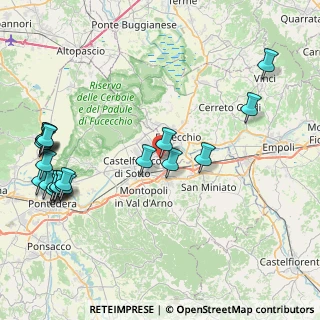 Mappa Via Francesco Cilea, 56028 San Miniato PI, Italia (10.83)