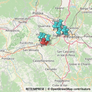 Mappa Via della Quercia, 50056 Montelupo fiorentino FI, Italia (9.68545)