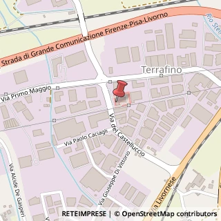 Mappa Via del Castelluccio, 48, 50053 Empoli, Firenze (Toscana)
