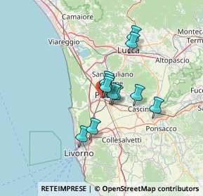 Mappa Via S. Benedetto, 56121 Pisa PI, Italia (9.44273)