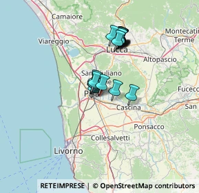 Mappa Via Campania, 56124 Pisa PI, Italia (9.7415)