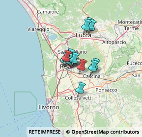 Mappa Via Campania, 56124 Pisa PI, Italia (7.34857)
