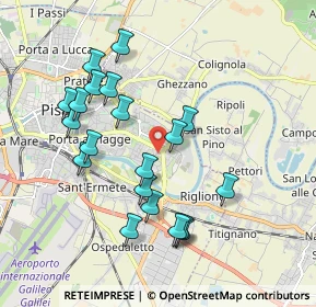 Mappa Via Campania, 56124 Pisa PI, Italia (1.915)