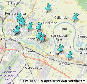 Mappa Via Campania, 56124 Pisa PI, Italia (2.11769)