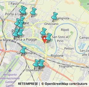 Mappa Via Campania, 56124 Pisa PI, Italia (2.33563)