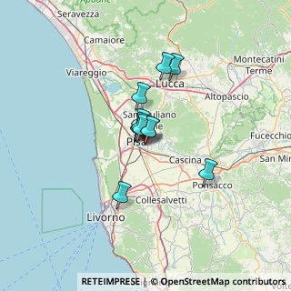 Mappa Via Puglia, 56124 Pisa PI, Italia (7.42917)