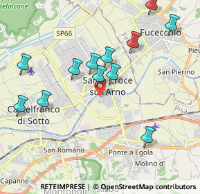 Mappa 56028 Santa Croce sull'Arno PI, Italia (2.14833)