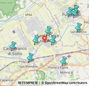 Mappa 56028 Santa Croce sull'Arno PI, Italia (2.46545)