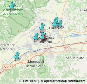 Mappa 56028 Santa Croce sull'Arno PI, Italia (3.43364)