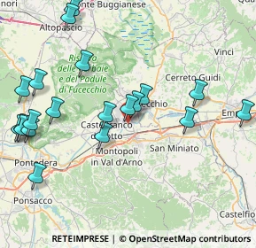Mappa 56028 Santa Croce sull'Arno PI, Italia (9.7895)