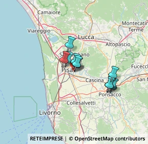 Mappa Via Ridolfo Castinelli, 56124 Pisa PI, Italia (9.58818)