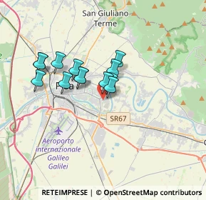 Mappa Via Ridolfo Castinelli, 56124 Pisa PI, Italia (2.75154)