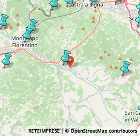 Mappa Via degli Artigiani, 50055 Lastra a Signa FI, Italia (7.29214)