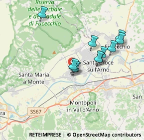 Mappa Via Grossi, 56022 Castelfranco di Sotto PI, Italia (3.24091)