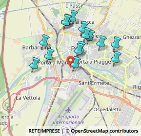 Mappa Via di Goletta, 56121 Pisa PI, Italia (1.734)