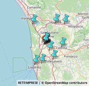 Mappa Via di Goletta, 56121 Pisa PI, Italia (7.595)