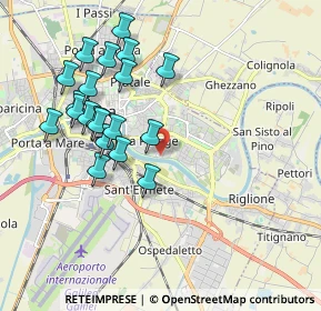 Mappa Via Giovanni Battista Picotti, 56124 Pisa PI, Italia (1.9715)