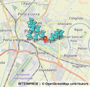 Mappa Via Giovanni Battista Picotti, 56124 Pisa PI, Italia (1.22083)