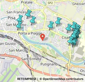 Mappa Via Giovanni Battista Picotti, 56124 Pisa PI, Italia (1.338)