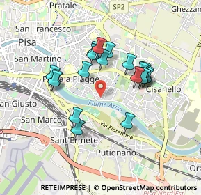 Mappa Via Giovanni Battista Picotti, 56124 Pisa PI, Italia (0.79)