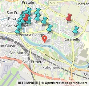 Mappa Via Giovanni Battista Picotti, 56124 Pisa PI, Italia (1.194)