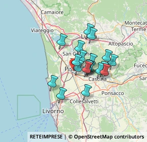 Mappa Via Giovanni Battista Picotti, 56124 Pisa PI, Italia (9.5165)
