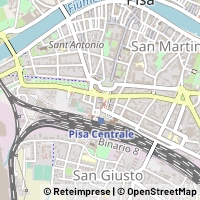Mapa Pisa