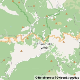 Mappa Chiusi della Verna