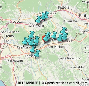 Mappa Via Romeo Biagi, 56022 Castelfranco di Sotto PI, Italia (10.352)