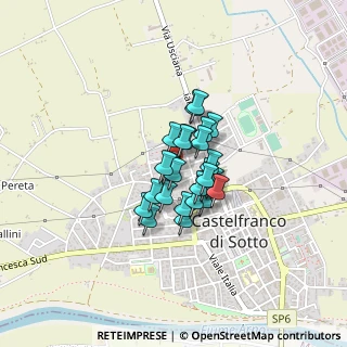 Mappa Piazza Franceschini, 56022 Castelfranco di Sotto PI, Italia (0.24231)