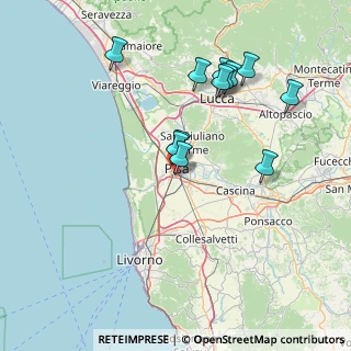 Mappa Via dell'Aeroporto, 56121 Pisa PI, Italia (15.32583)