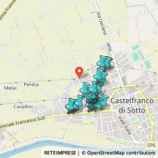 Mappa Via dell'Iserone, 56022 Castelfranco di Sotto PI, Italia (0.41154)