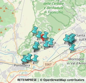 Mappa Via Don Oreste Nuti, 56020 Santa Maria A Monte PI, Italia (3.729)