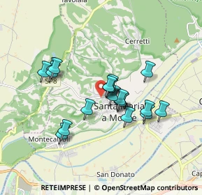 Mappa Via Don Oreste Nuti, 56020 Santa Maria A Monte PI, Italia (1.427)